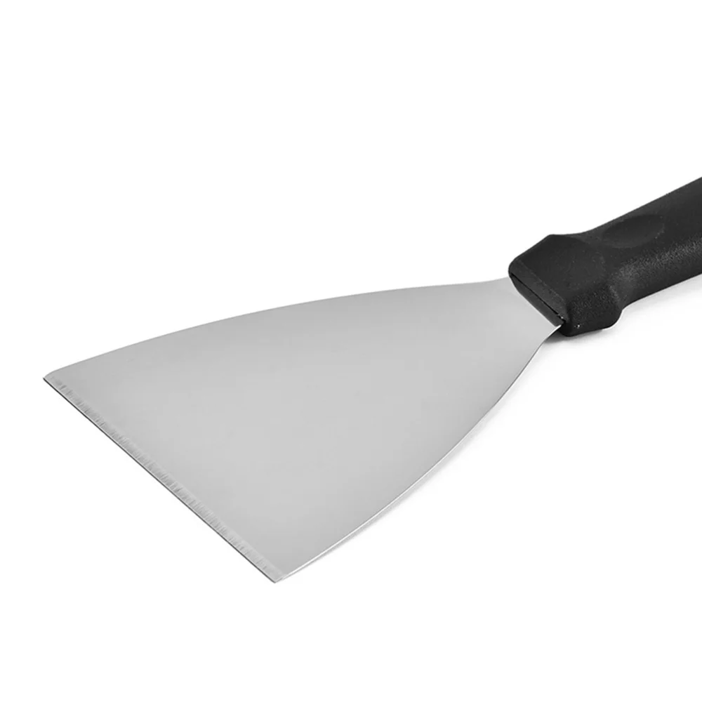 2Pcs Baking Shovels Portable Multifunctional Stainless Steel Practical Food Serving Baking Tools Barbecue Spatulas for Bakery Ki