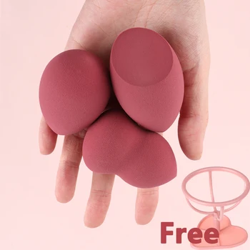 

3Pcs Waterdrop Makeup Sponge Face Foundation Powder Cream Blending Sponges beauty Cosmetic Tools Women's Beauty