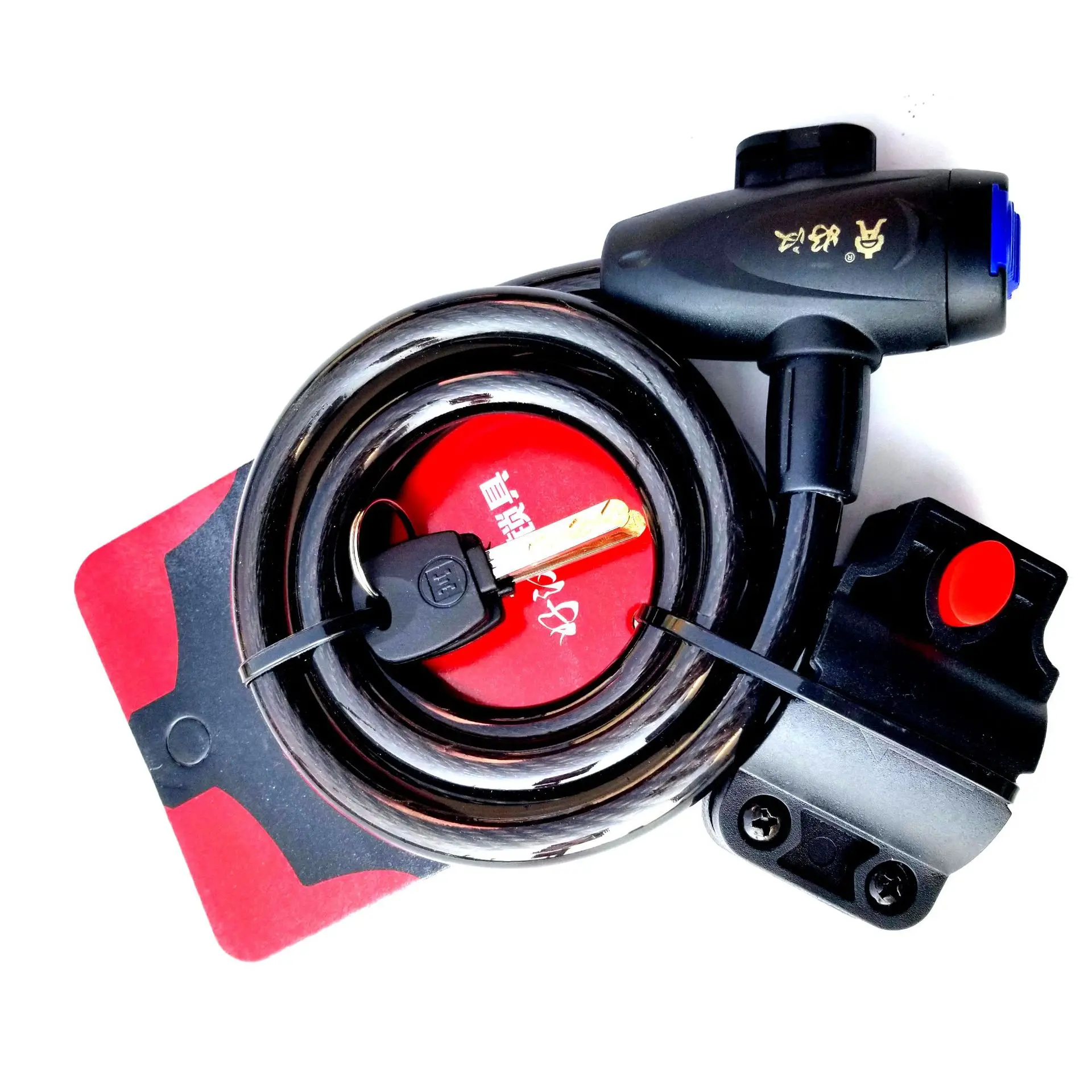 

Hero Card Lock Ring-Shaped Computer Key Lock Bicycle Cable Lock Hardware Tools Riding Supplies Accessories