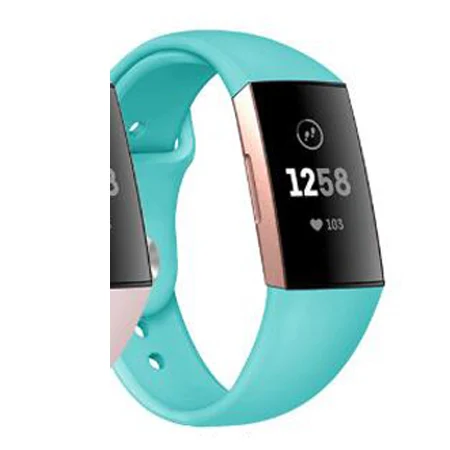 10 цветов Смарт часы браслет для Fitbit Charge 3 ремешок Спорт Замена аксессуары для fitbit band correa для fitbit charge3 band - Цвет: Mint Green
