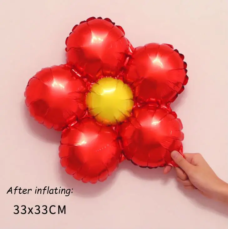 red Воздушный шар цветок - Цвет: red
