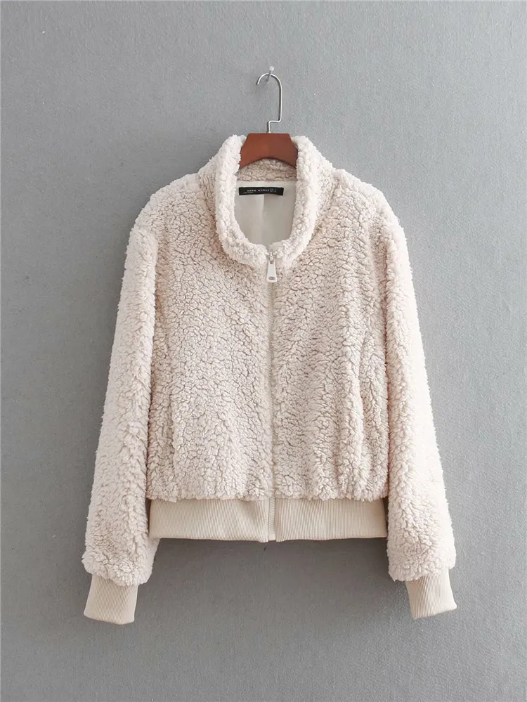 

Z2018 Europe And America Autumn And Winter New Style WOMEN'S Dress Fleece Pilots Jacket 3427/224 3427224