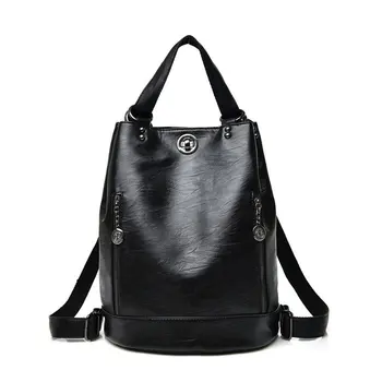 

Female Backpack Feminina Casual Multifunction Women Leather Backpack Female Shoulder Bag Travel Back Pack