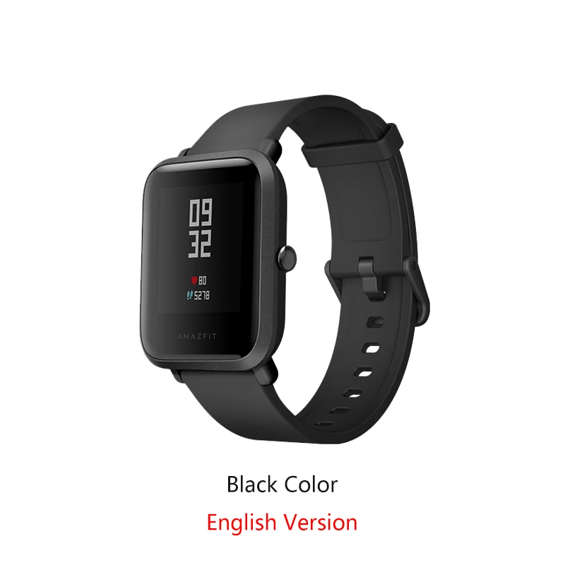 Amazfit Bip Русский язык Xiaomi Amazfit Bip GPS Смарт-часы из Москвы ,Официальная гарантия 1 год - Цвет: Amazfit Bip