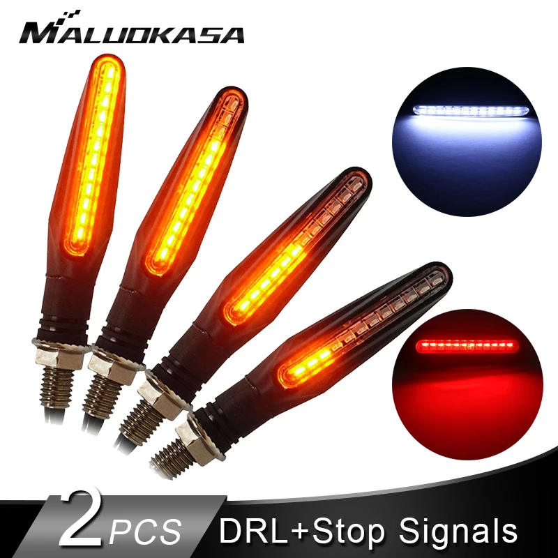 Мотоцикл поворота светодиодные светильники 12 * 335SMD хвост буфер светодиодный