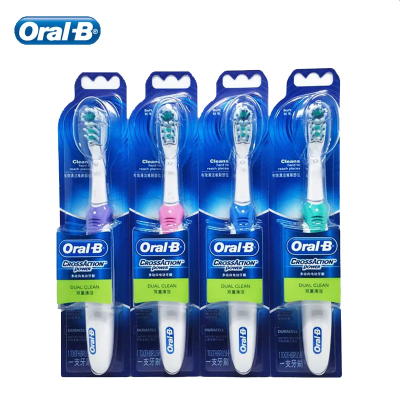 Oral B Electric Toothbrush Cross Action Dual Rotation & Vibration AA Battery Powered 7200s Replaceable Tooth Brush Head Oral B Electric Toothbrush Cross Action Dual Rotation & Vibration AA Battery Powered 7200s Replaceable Tooth Brush Head