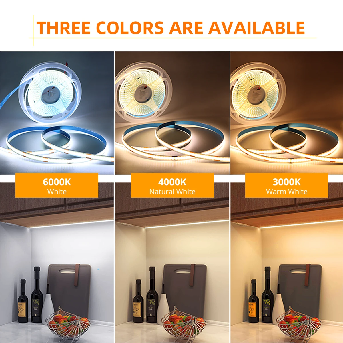 Ultra Bright Smart LED Strip Light with Adjustable Color Temperature