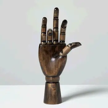 

Fashion Wooden Hand Mannequin Wooden Hand Model Customized