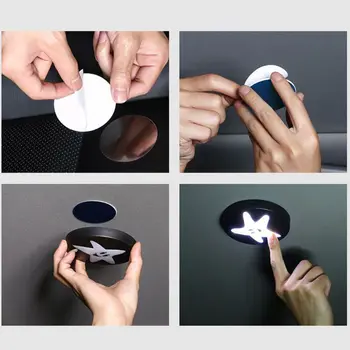 

Car Dome Light Interior Reading Lighting Decoration Ambient Lamp Paste On The Roof Wall Star Light Atmosphere Mini Night