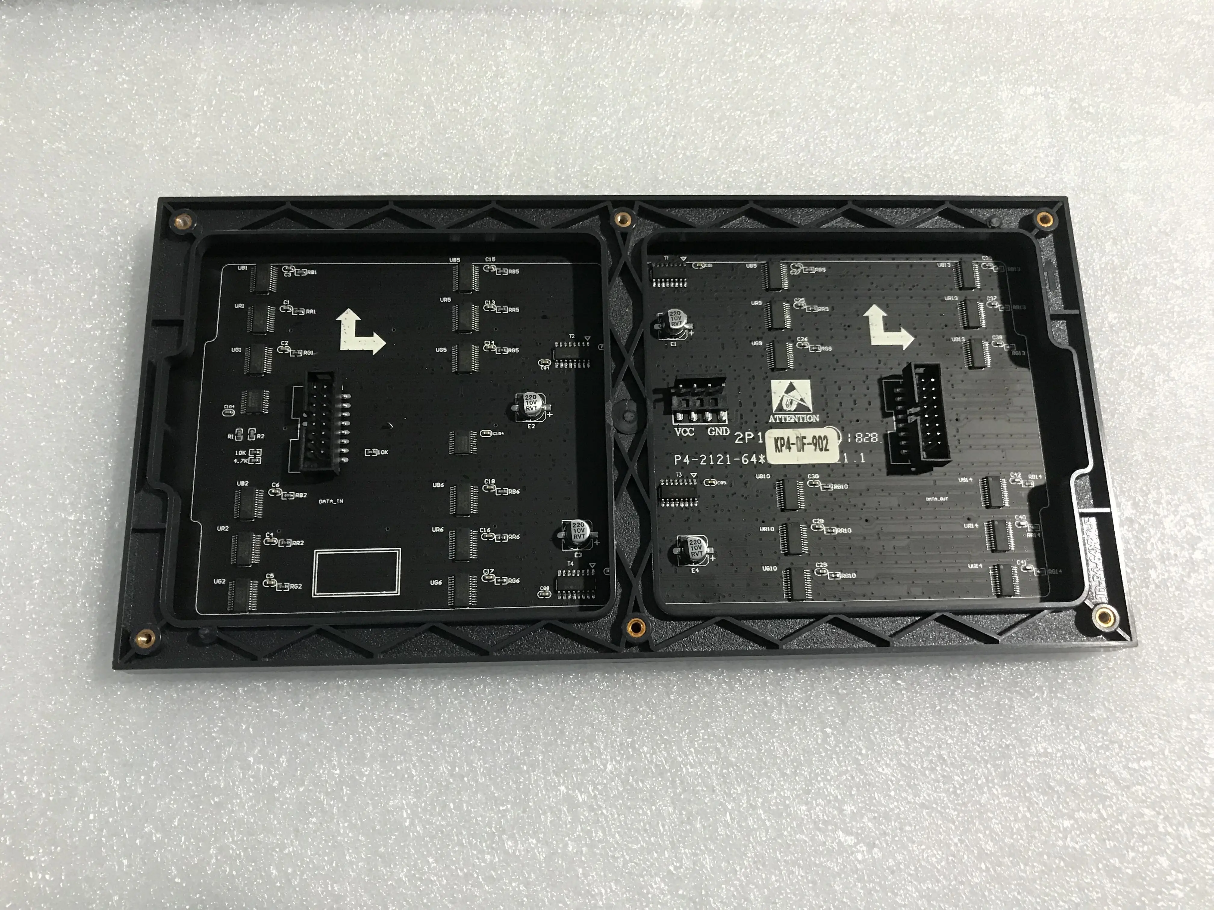 Светодиодная точечная матрица 16x32 большой экран hd tv комнатный P4 полноцветный
