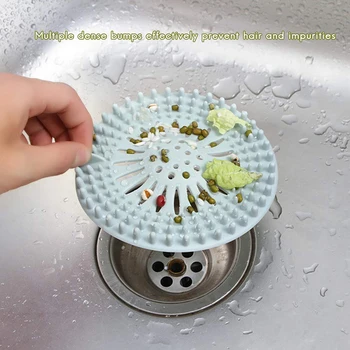

Bath Sink Strainer Hair Catcher Stopper Silicone Sink Anti-Clogging Filter Hair Strainer For Bathroom Kitchen Free Shipping
