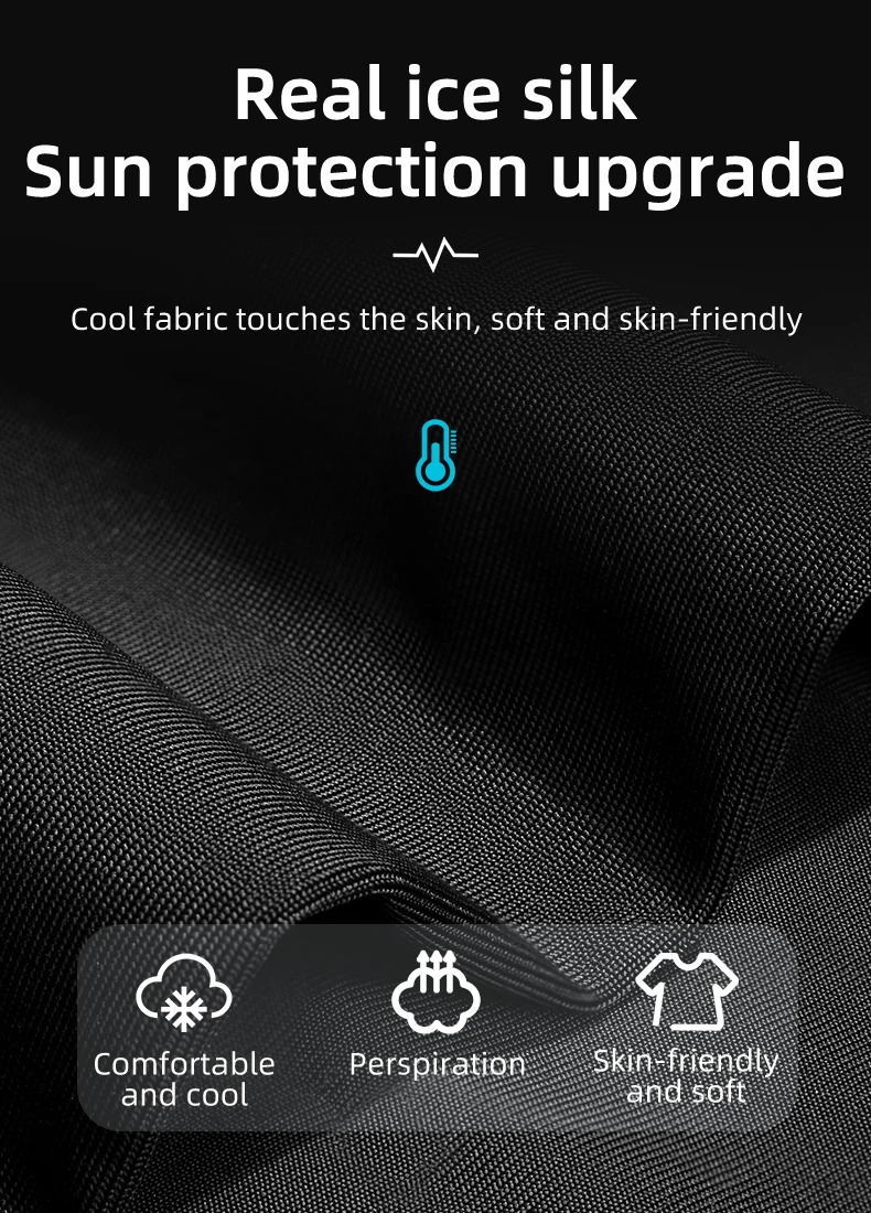 ROCKBROS Summer Face Scarf UV Protection Sweat-Absorbing Comfortable Headwear Qu