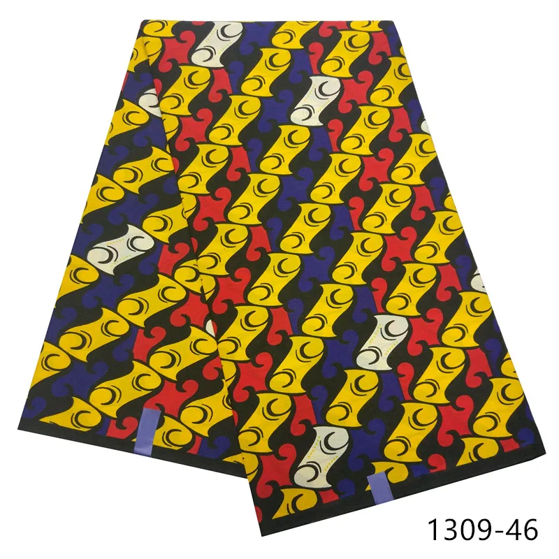 Анкара африканская хлопковая ткань с восковой печатью Binta настоящий воск высокое качество 6 ярдов африканская ткань для вечерние платья 1309
