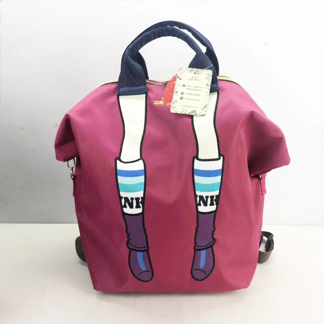 

Miszapatos Large-Volume Leg-shape Care Backpack Nylon Waterproof-Versitile Fashion WOMEN'S Backpack