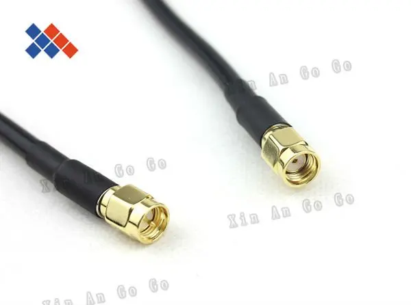 

SMA Antenna connector with 5M RG58 cable RP-SMA male to SMA male connector wifi antenna cable Pigtail cable