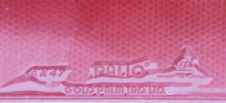 Description Picture 4 of itemOriginal Palio Red AK47 AK-47 AK 47 RED Matt Pips-in table tennis pingpong rubber 2.2mm H45-47