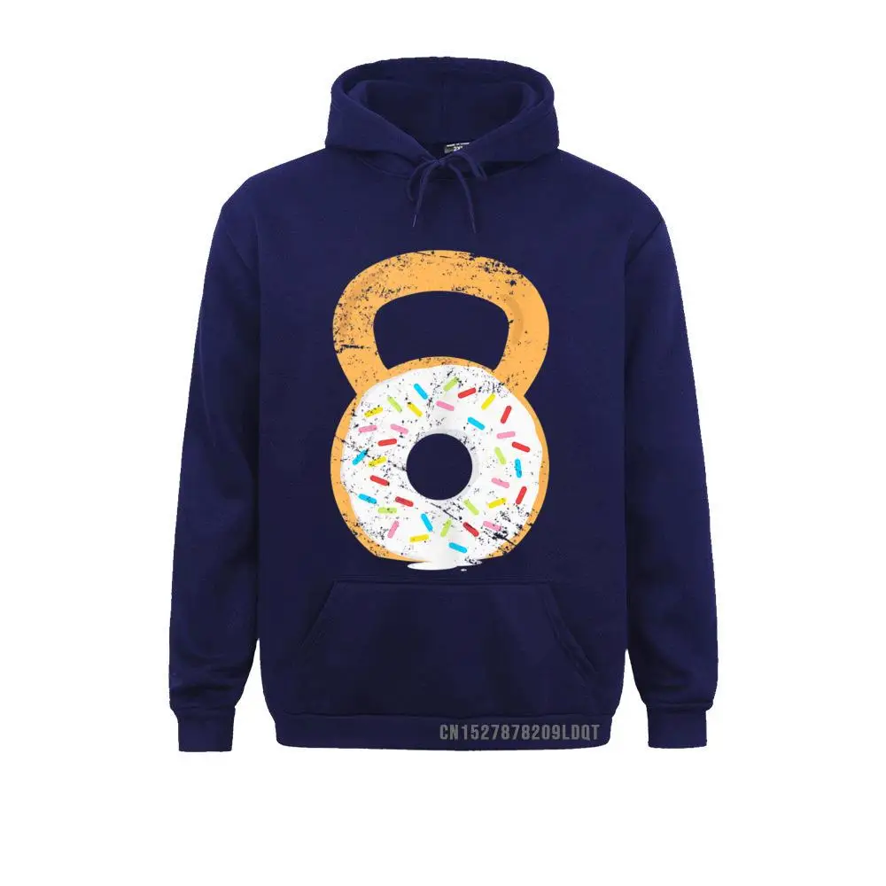 Plain Men Hoodies Kettlebell Donut Funny Doughnut Fitness Joke Gift Tank Top__B11540 Sweatshirts Long Sleeve Hoods Custom Kettlebell Donut Funny Doughnut Fitness Joke Gift Tank Top__B11540navy