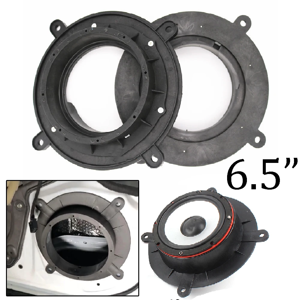 JEAZEA 2X 6.5" Speaker Mount Car Audio Stereo Spacer Adapter Rings