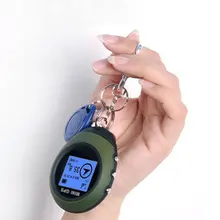 Мини gps навигационный локатор USB Перезаряжаемый цифровой приемник трекер регистратор ручной брелок с компасом для путешествий на открытом воздухе