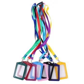 

8pcs Lightweight Transparent Badge Holder for Card Child School