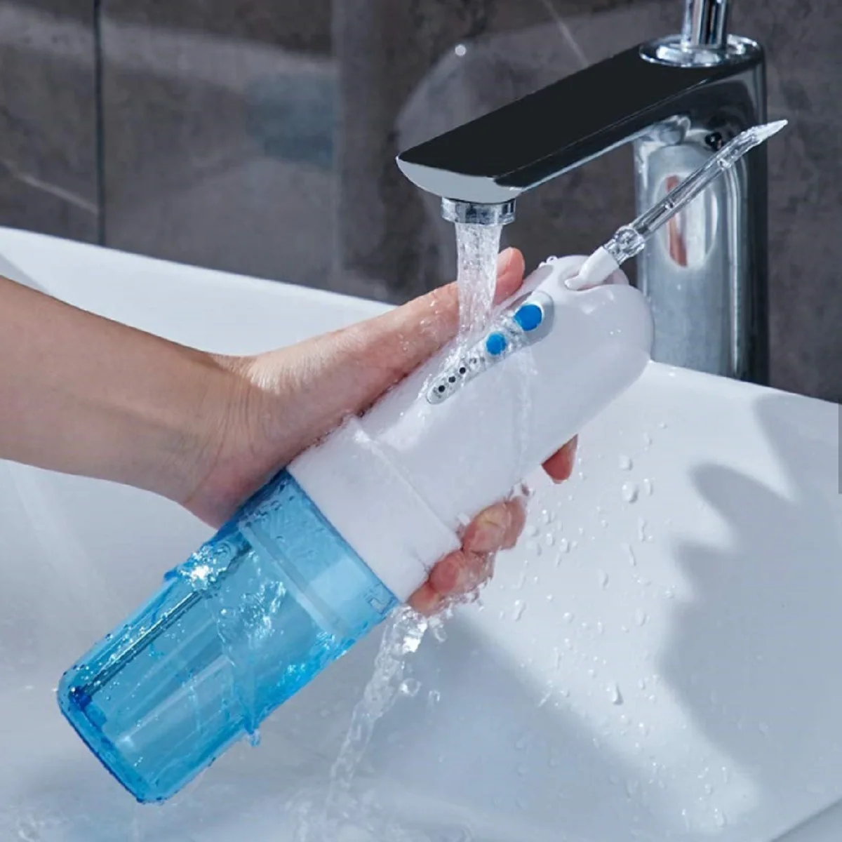 Модный AR-W-06B Портативный Стоматологический Ирригатор полости рта Flosser Водоструйная гигиена полости рта водонепроницаемый очиститель для зубов зарядка через usb Дорожный комплект
