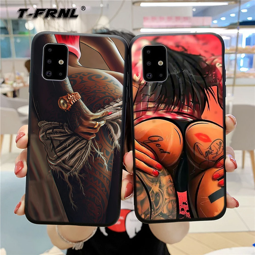 Чехол для Samsung A11 Забавный чехол девушек A10 A20 A20E A30 A30S A50 A50S A70 A01 A21S A31 A41 A51 A71 A12 A32 A52 A72