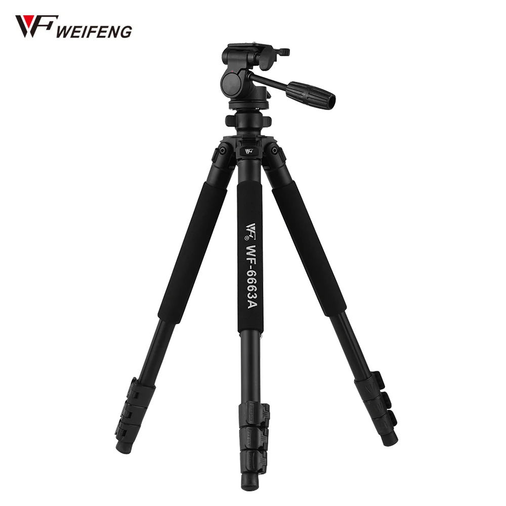

Photography WF WeiFeng Professional Camera Tripod for Camera Aluminum Alloy 1/4 Inch Screw QR Plate for DSLR Camera DV Camcorder