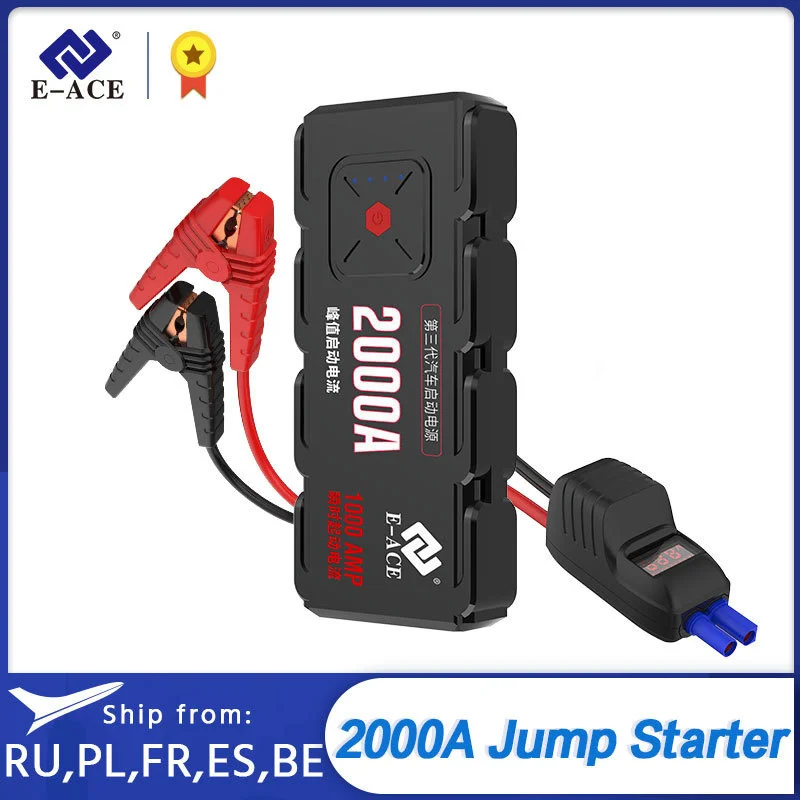 Eace M12/m13 Jump Starter Starting Device 2000a 12v Car Booster Power