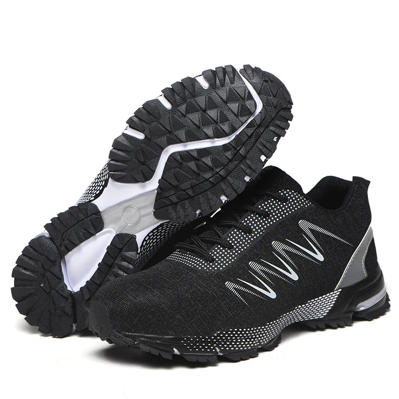 Men's Work Shoes Safety Boots With Steel Toe Shock And Puncture Resistant Protective Work Boots Men Shoes Breathable Sneakers