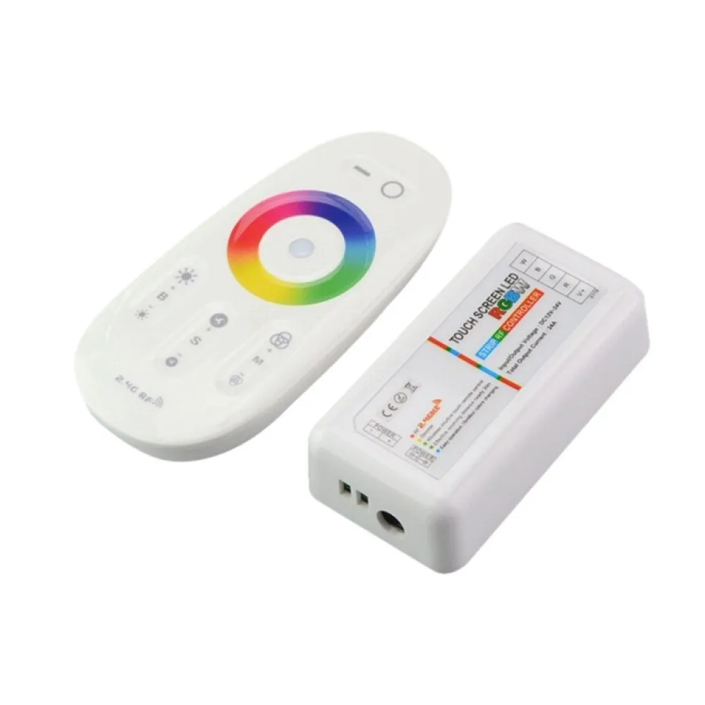 

2.4G Touch Screen RGB RGBW Remote Control RF Wireless LED Strip Controller For RGB /RGBW LED Strip 18A Remote Controller