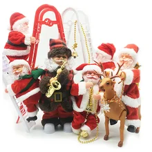 Échelle électrique d'escalade pour père noël, nouvel an 2022, décoration créative de l'arbre, jouets pour enfants, cadeaux d'anniversaire, Kawaii