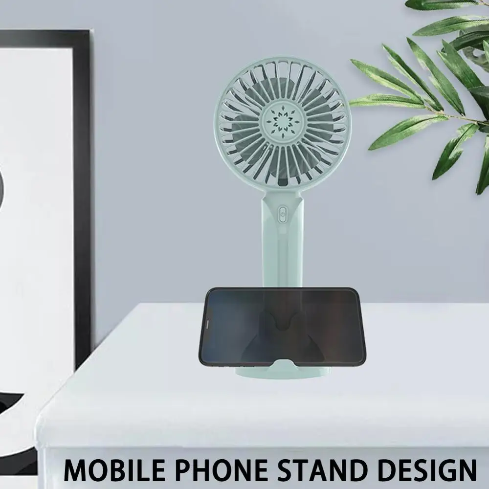 

2-in-1 multi-function hand-held fan can be used as a mobile phone cooling fan