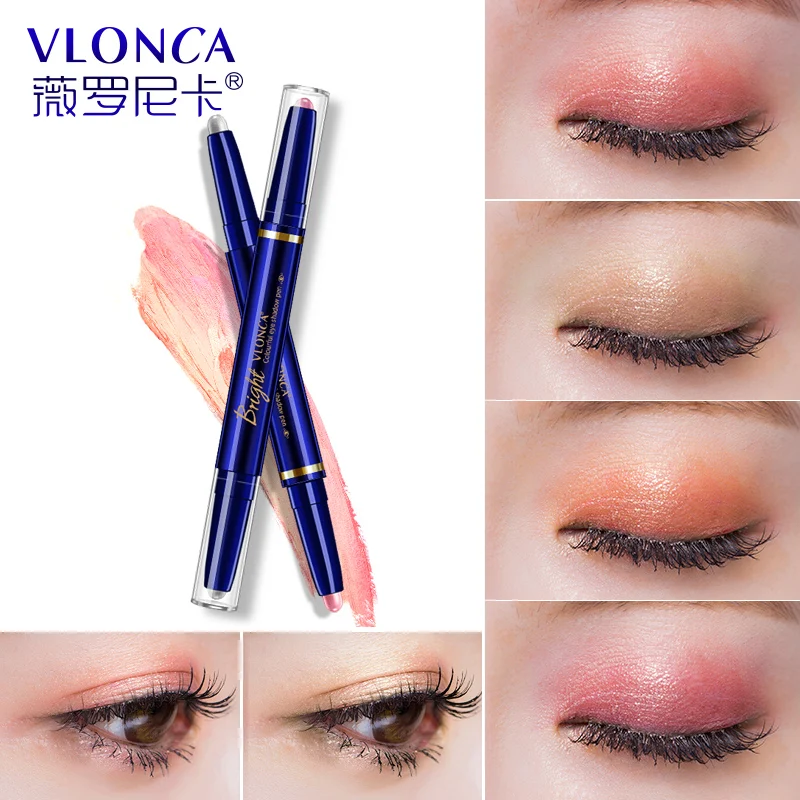 Lying silkworm pen waterproof not smudge earth color eye shadow stick mermaid eye shadow matte nude makeup Korean beginner natur Lying silkworm pen waterproof not smudge earth color eye shadow stick mermaid eye shadow matte nude makeup Korean beginner natur