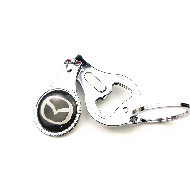 

Car styling Car key ring Bottle opener stickers For Mazda 2 Mazda 3 MS For Mazda 6 CX-5 CX5 Car-Styling Badge Accessories 1pcs