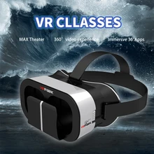 VRPARK V5 3D очки виртуальной реальности VR Box 3 D кино очки гарнитура шлем устройства для Iphone IOS Android Youtube