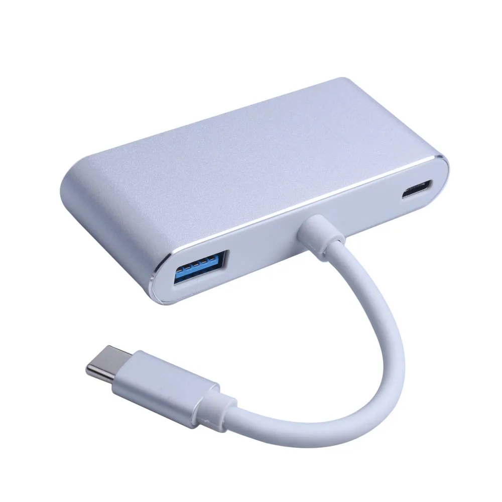 Type-C к VGA HDMI USB3.0 USB-C PD зарядный концентратор с 3,5 аудио адаптер для MacBook для телефона