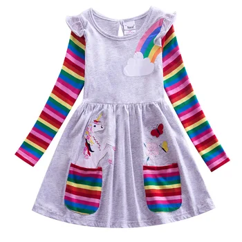

Girls Casual Dress Autumn Winter Girls Kids Dresses For Girl Long Sleeve Party Dresses Christmas Children Costume