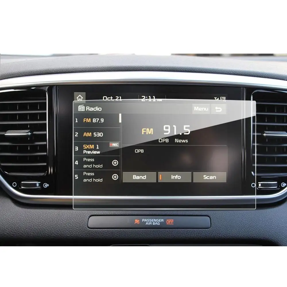 LFOTPP для Kia Sportage QLE автомобильная навигация с закаленным стеклом Защитная пленка для экрана Защитная Наклейка для авто интерьера