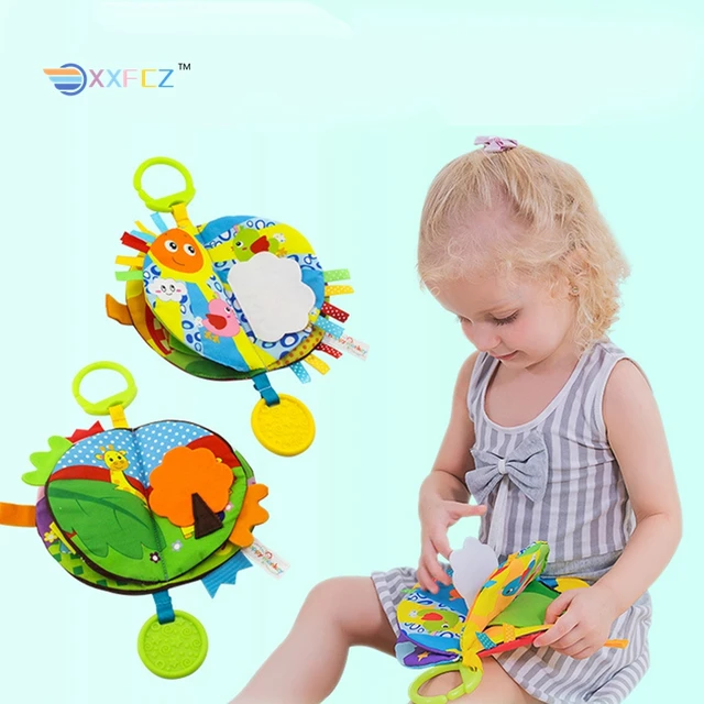 Baby Educational Toys Cloth Book Rustling Coloring Early Learning Toys For Children Toddler Toys 0 12 24 Months Hanging Baby Toy 1