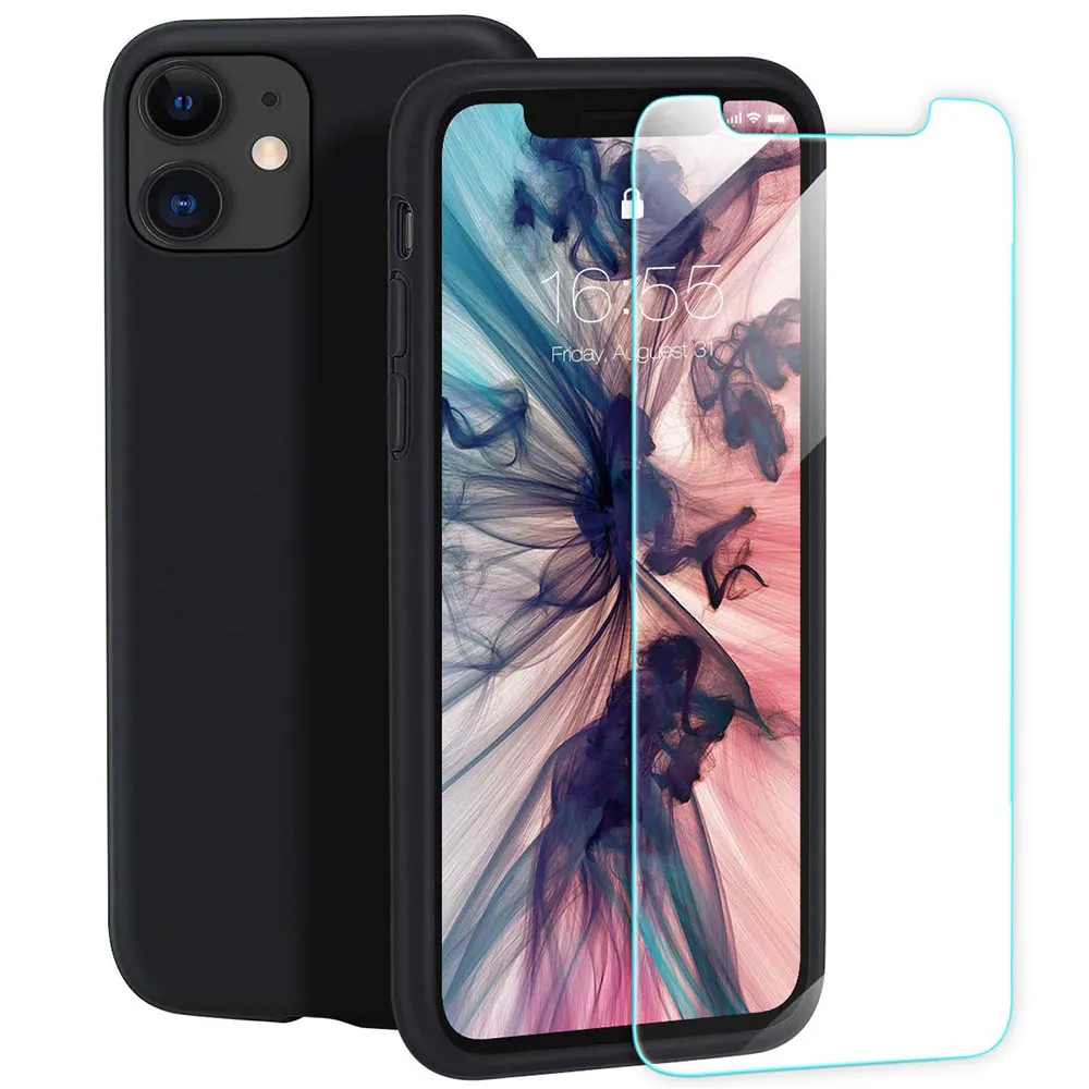 Оригинальный жидкий силиконовый чехол для iPhone 11 Pro Max X XR XS 8 Plus 7 6 6S противоударный