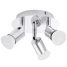 Современный светодиодный потолочный светильник с поворотным светлые пятна 100 V-220 V различными графическими программами, обладает тремя насадками, фонари точечные потолочные светильники потолочный светильник для помещений