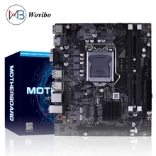 Micro atx placa-mãe h55 tomada lga 1156 vga ddr3 canais duplos para intel lga1156core i3 i5 i7 xeon 3470 cpu mainboard