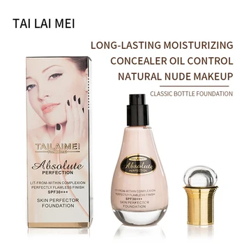 

New Fashion Liquid Concealer Foundation Smooth Makeup Face Eyes Moisturizing Cosmetic Moisturizing Long Lasting Make Up