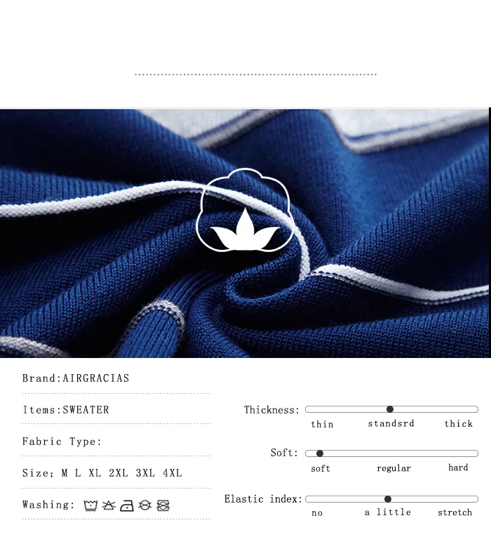 AIRGRACIAS 2019 новый свитер мужской модный брендовый пуловер Мужской пуловер вязаный шерстяной осенний повседневный мужской одежды pull hombre