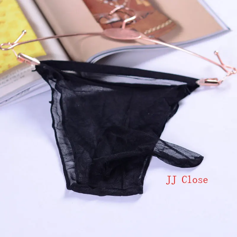 Sexy Men COCK Ring U Convex Pouch G-string Sheer See Through Sexy Thong Lace Low Rise G-string COCkring Underwear Gay Wear F9