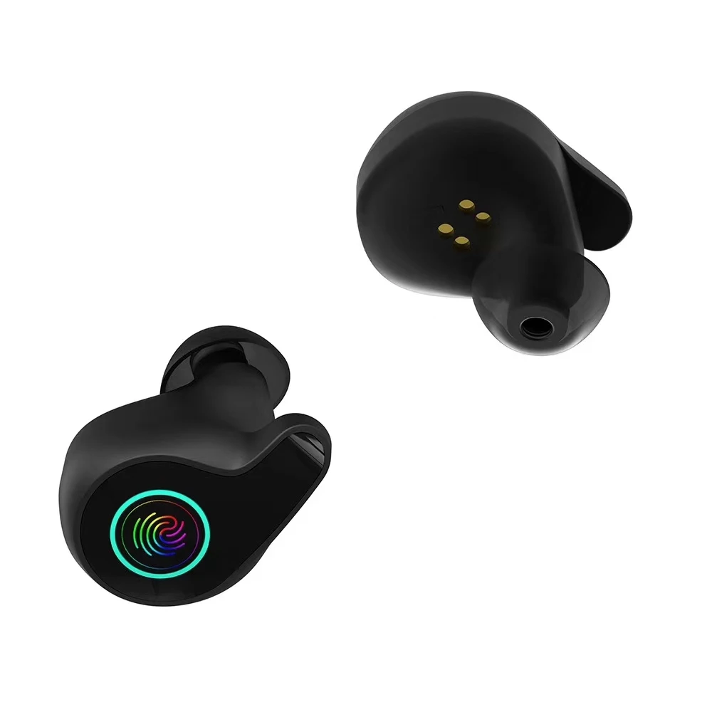 SOHOKDA For Mi 10 Pro Bluetooth Headset Wireless Headphone 3400mah Power Bank Human physics design Portable sports mini headset