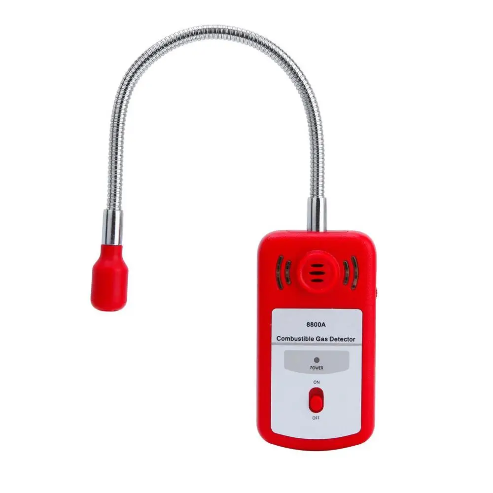 

Combustible Natural Gas Detector Portable Gas Leak Detector Tester with Sound Light Alarm Gas Sniffer