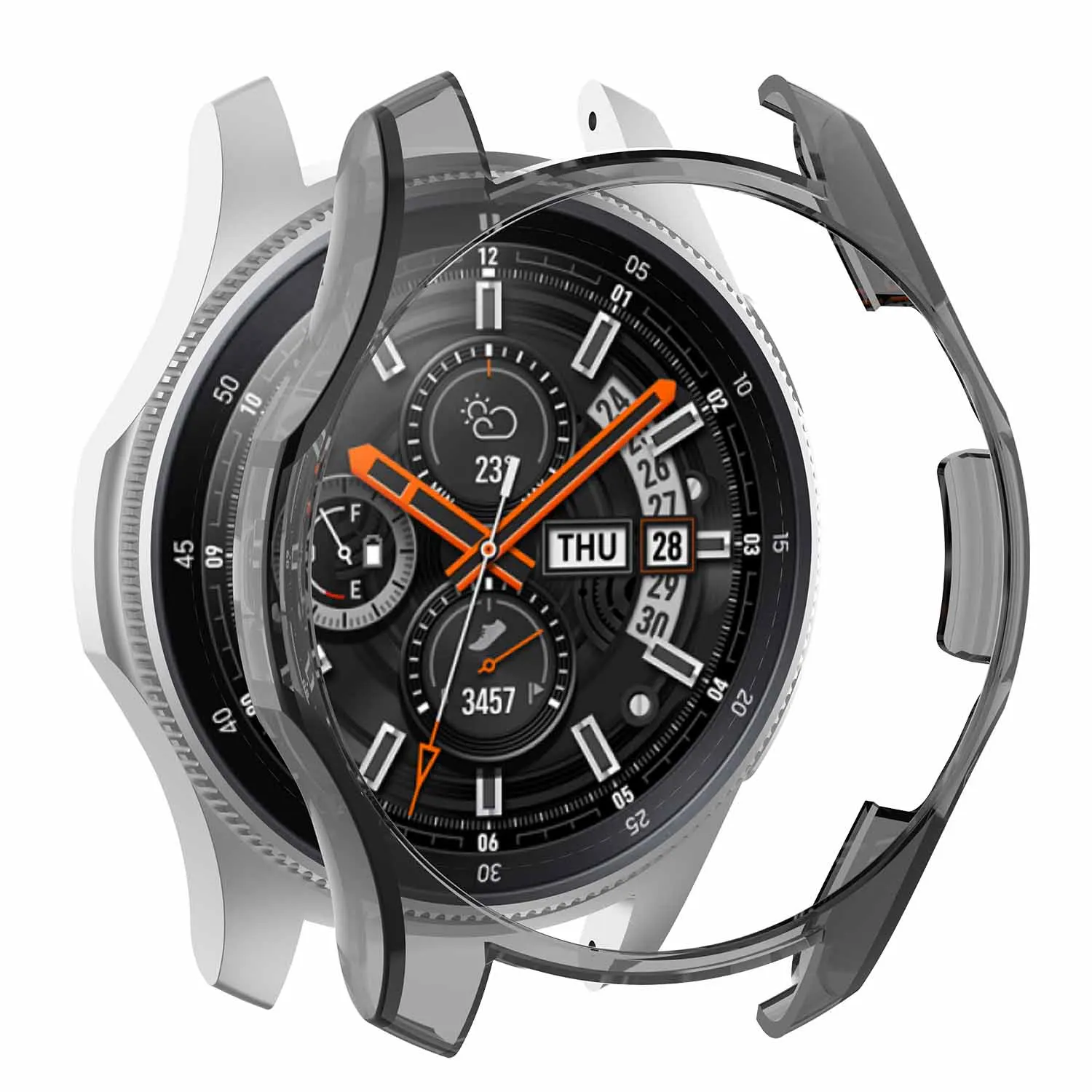 Ультра-тонкий, мягкий, силиконовый, подходит для samsung Galaxy Watch 46 мм Watch PC Case S3 Frontier защита экрана покрытие часов чехлы