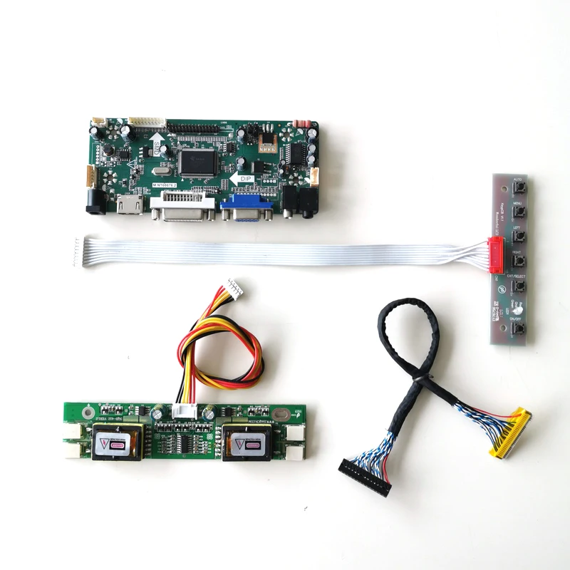 Для M190A1-L05/L06/L07 M. NT68676 контроллер дисплея карты HDMI+ VGA+ DVI LVDS 30Pin CCFL 1440*900 1" ЖК-монитор панель комплект