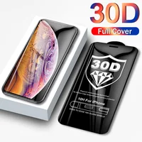 30D Schutz Glas auf die Für iPhone 6 7 8 plus XR X XS glas volle abdeckung iPhone 11 12 pro Max Screen Protector Gehärtetem Glas